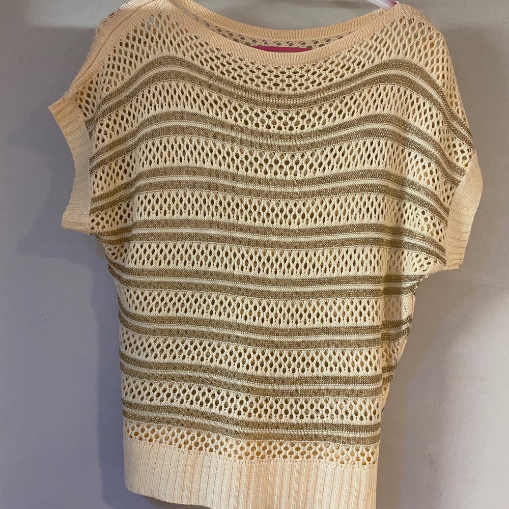 Mesh woven Sweater